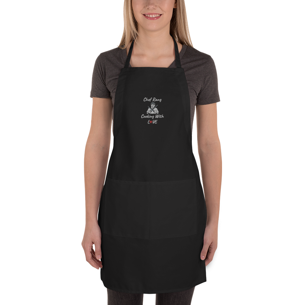 Chef Rang - Cooking With Love Embroidered Apron - Chef Rang
