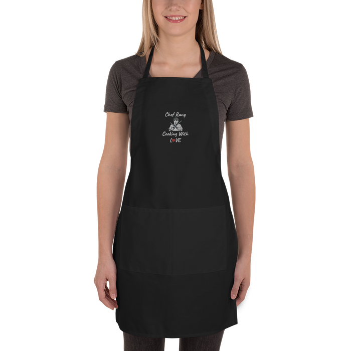 Chef Rang - Cooking With Love Embroidered Apron - Chef Rang